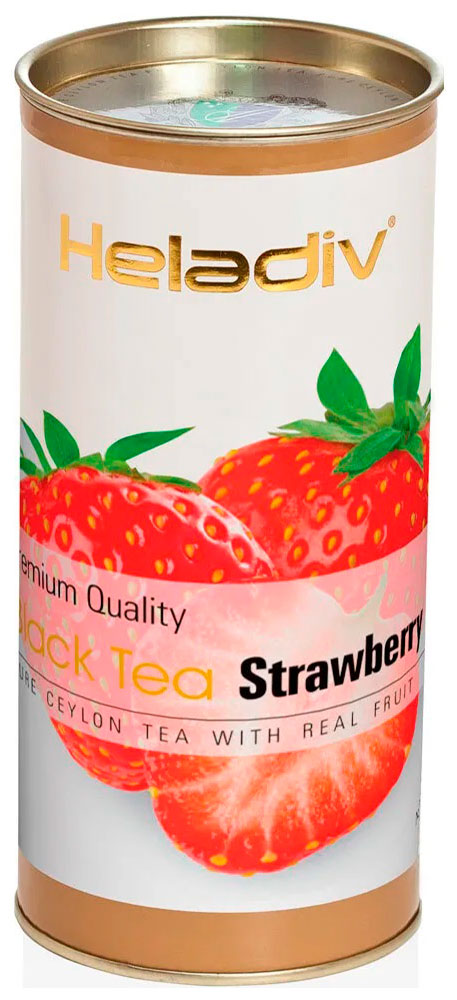 Чай черный листовой Heladiv HD STRAWBERRY 100 г Round P. T.