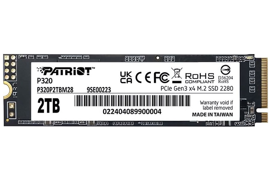 SSD накопитель Patriot Memory M.2 2048GB P320 (P320P2TBM28)