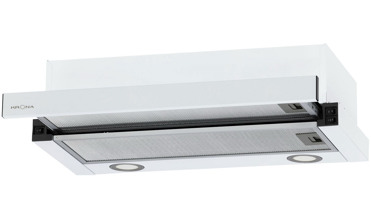 Вытяжка Krona KAMILLA T 600 WHITE (1 мотор)