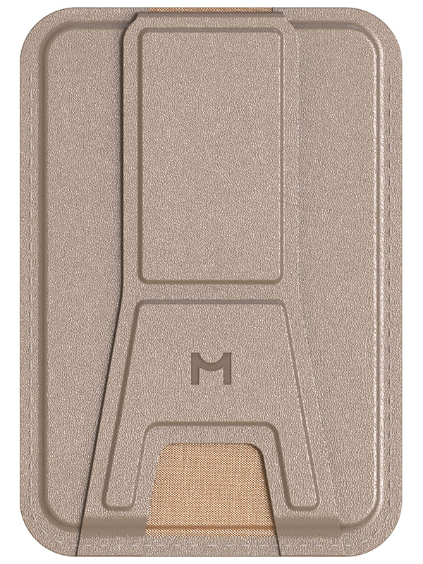 Кошелек-кардхолдер Magssory Duo c подставкой и магнитами, совместимый с MagSafe, latte (ACL011)