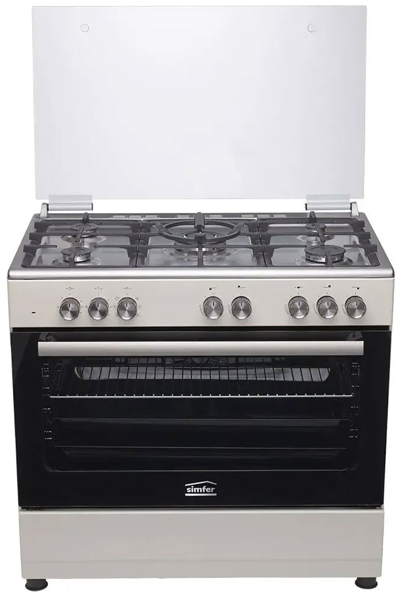 Комбинированная плита Simfer F96MR52010, бежевый