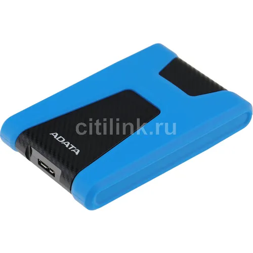 1ТБ Внешний диск HDD A-Data DashDrive Durable HD650, USB 3.0, синий [ahd650-1tu31-cbl]