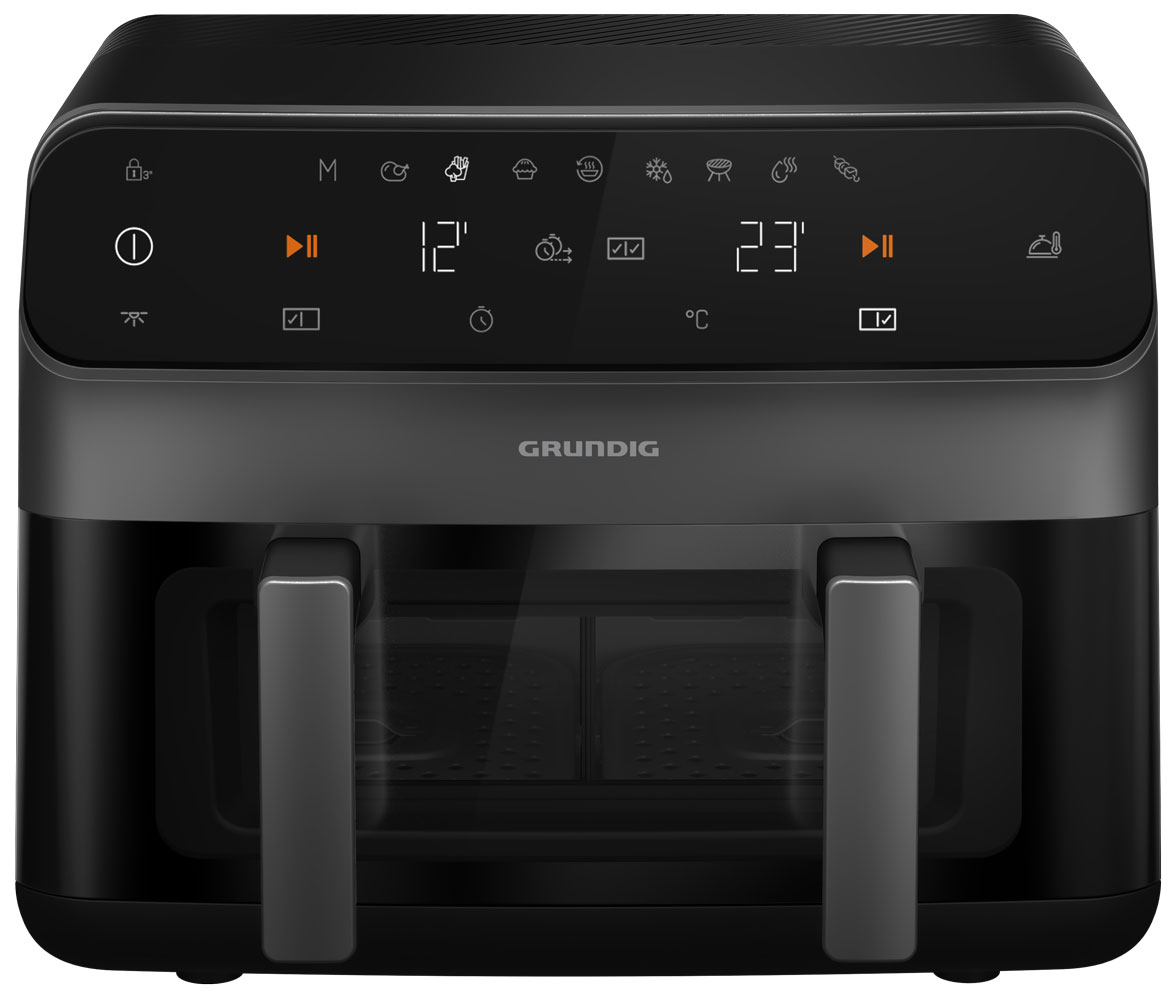 Аэрогриль Grundig FRY 9320, мощность 2400 Вт, 9 автоматических программ