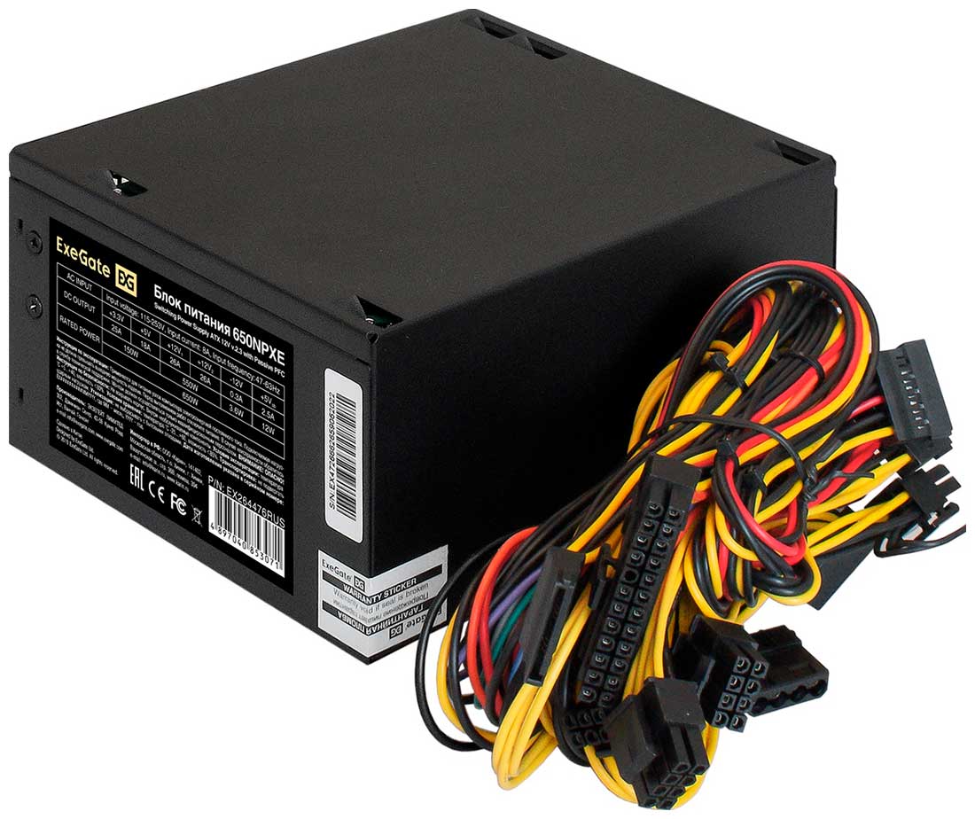 Блок питания ExeGate 650NPXE (EX264476RUS) 650W