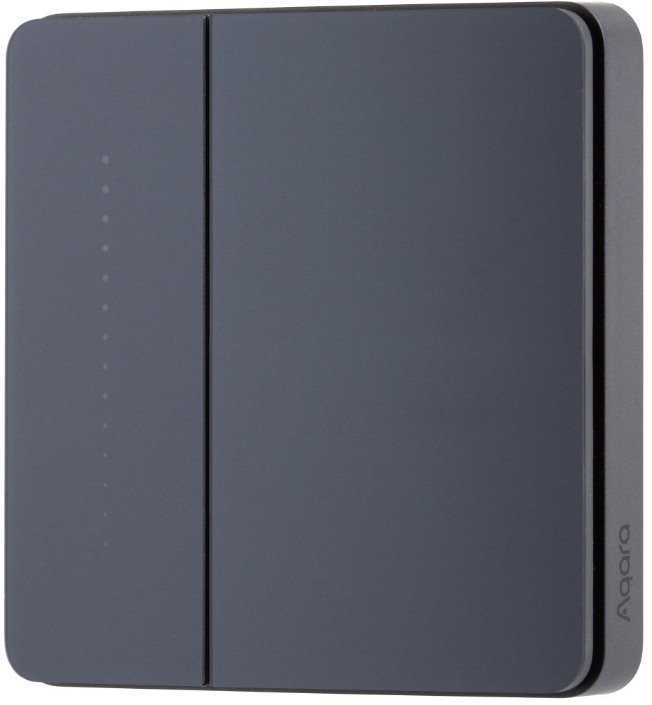 Умный выключатель Aqara Z1 Pro ZNQBKG42LM, 1-нокл., графитовый (ZNQBKG42LM_GR)