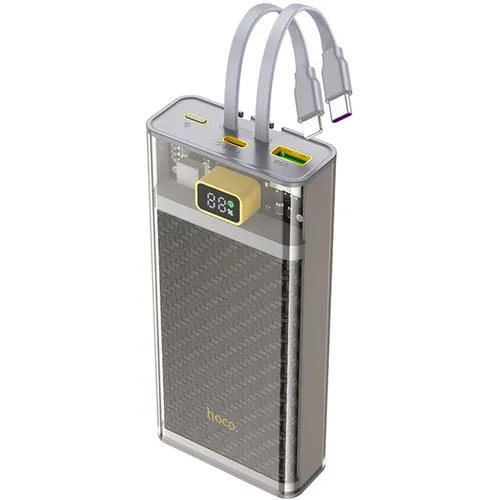 Внешний аккумулятор (Power Bank) Hoco J104A, 20000мAч, серый