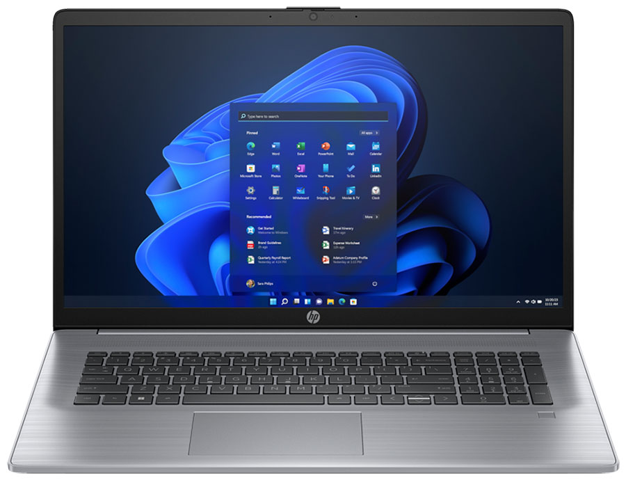 Ноутбук HP 470, G10 (9B9A2EA) серебристый