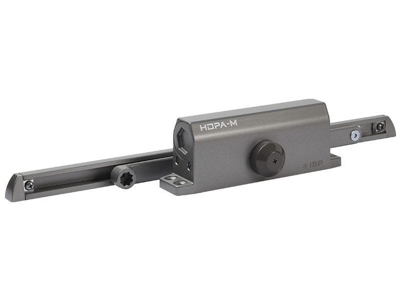 Доводчик дверной  Нора-М 450 Slider ISPARUS, 110-150 кг, Графит (19303)