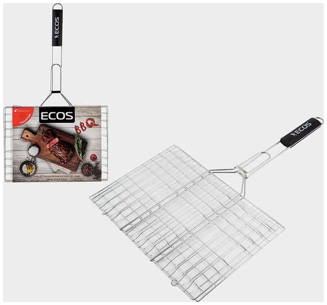 Решетка для барбекю Ecos RD-104М, 35х25х1.5 см, длина 60 см, 6 секций