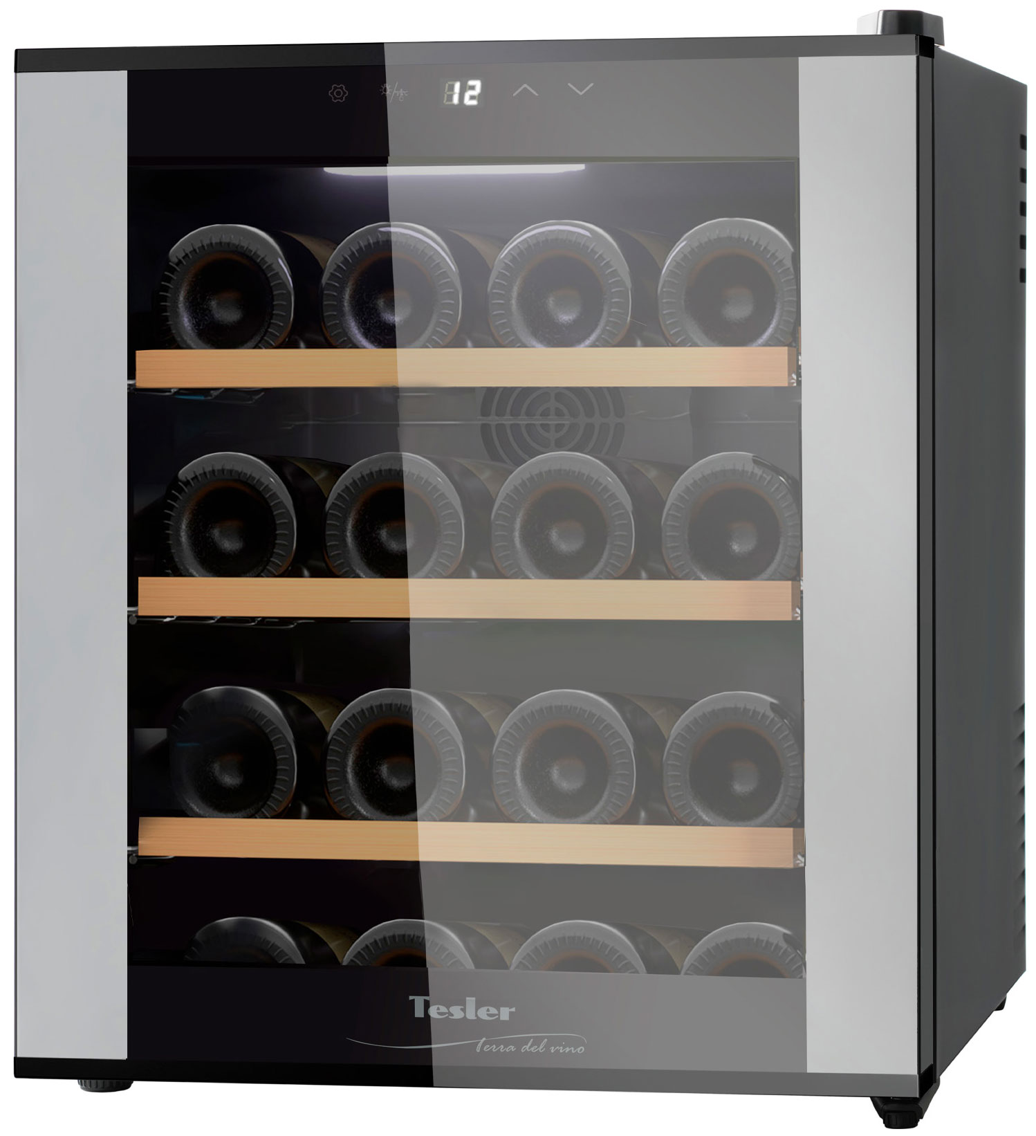 Винный шкаф Tesler WCV-160 SILVER