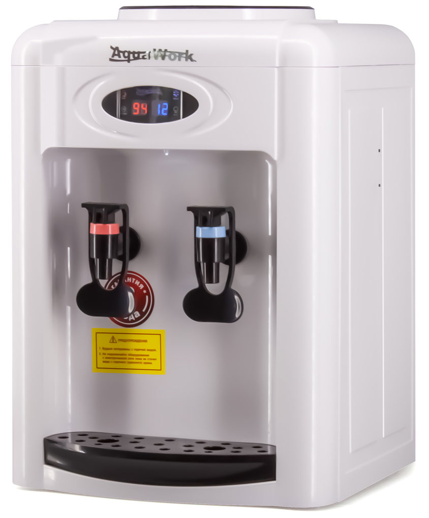 Кулер для воды Aqua Work 0.7TDR-ST бело-черный 27641