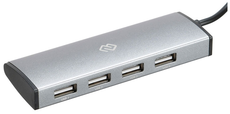 Разветвитель Digma HUB-4U2.0-UC-DS