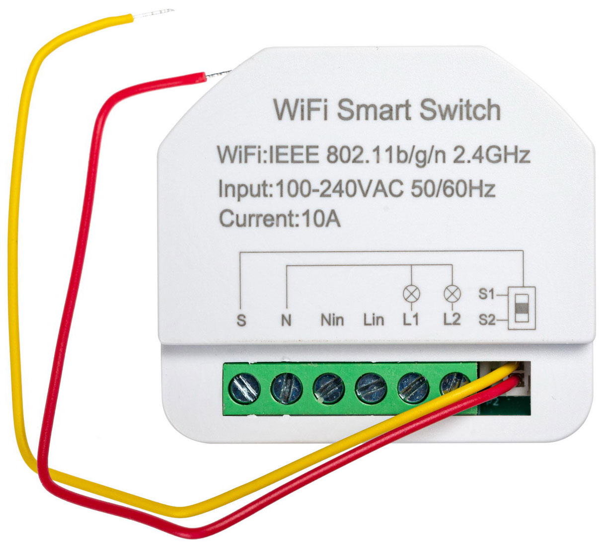 Умное мини реле (2 канала 10 А) Sibling Powerswitch-M2 (mini)