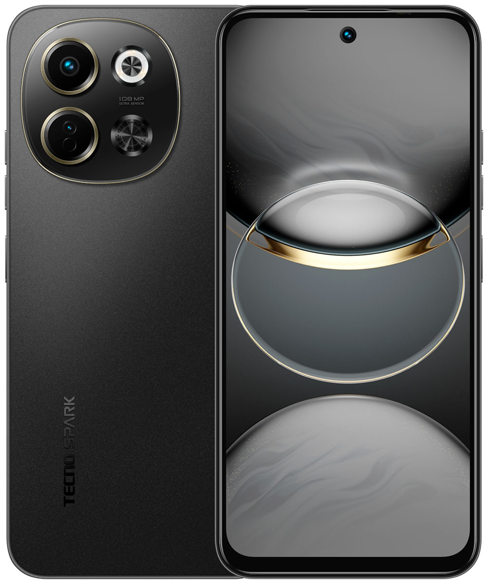 Смартфон Tecno SPARK 30 5G KL8, 128/6 Гб, Midnight Shadow