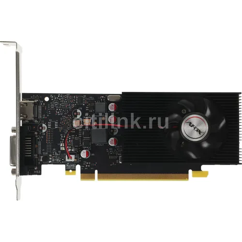 Видеокарта AFOX NVIDIA GeForce GT 1030 AF1030-2048D5L7 2ГБ GDDR5, Low Profile, Ret