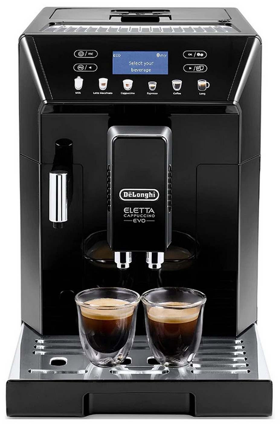 Кофемашина автоматическая De’Longhi ECAM46.860.B, дисплей, сенсорное управление