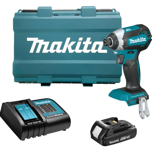 Ударный шуруповерт Makita DTD153SY, 1.5Ач, с одним аккумулятором
