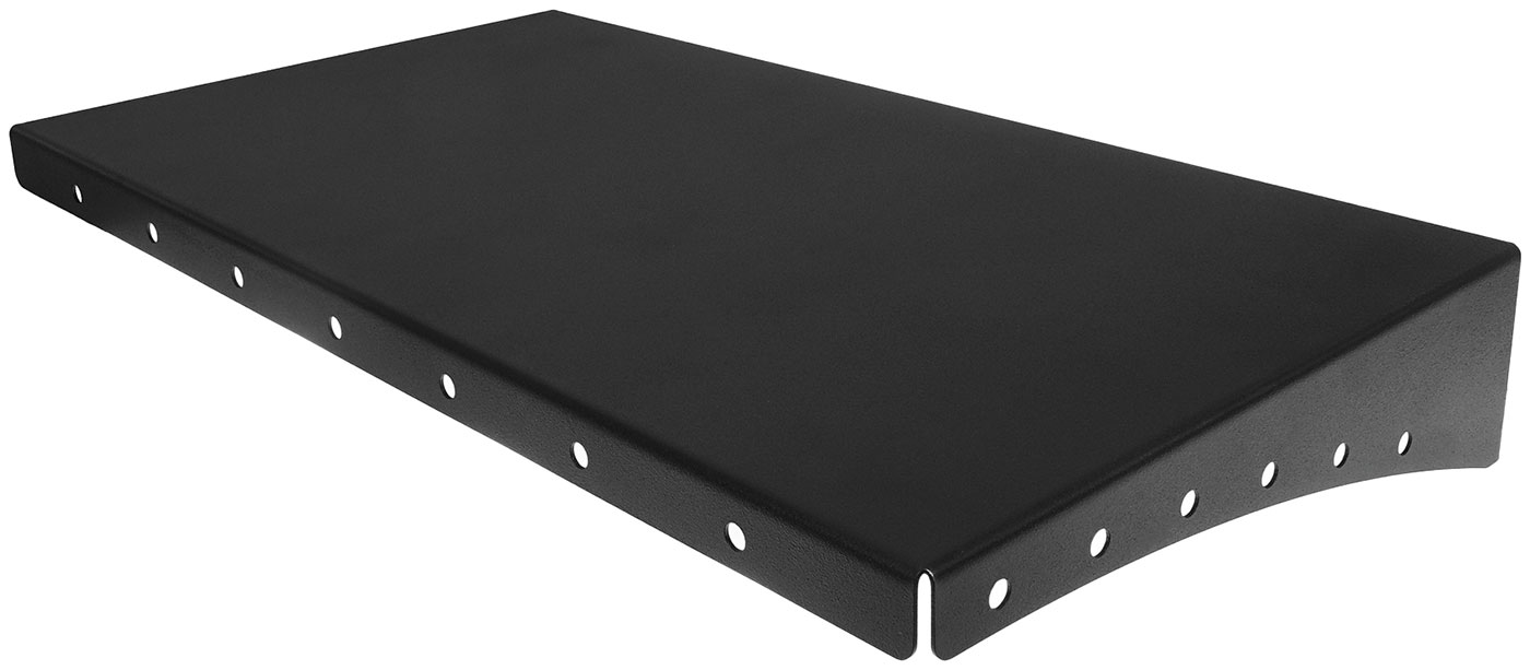 Полка для хранения Embodiment EMB-TB-SH-400x220-B, металлическая, настенная, черная