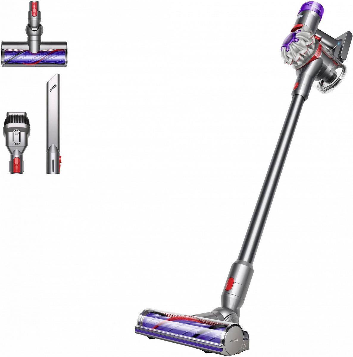 Пылесос вертикальный Dyson V8 Silver/Nickel (446969-01)