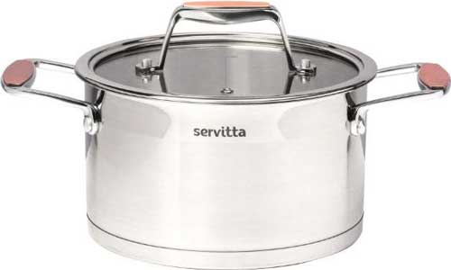 Кастрюля с крышкой Servitta Quadro, 4.5 литра (Sr0117)