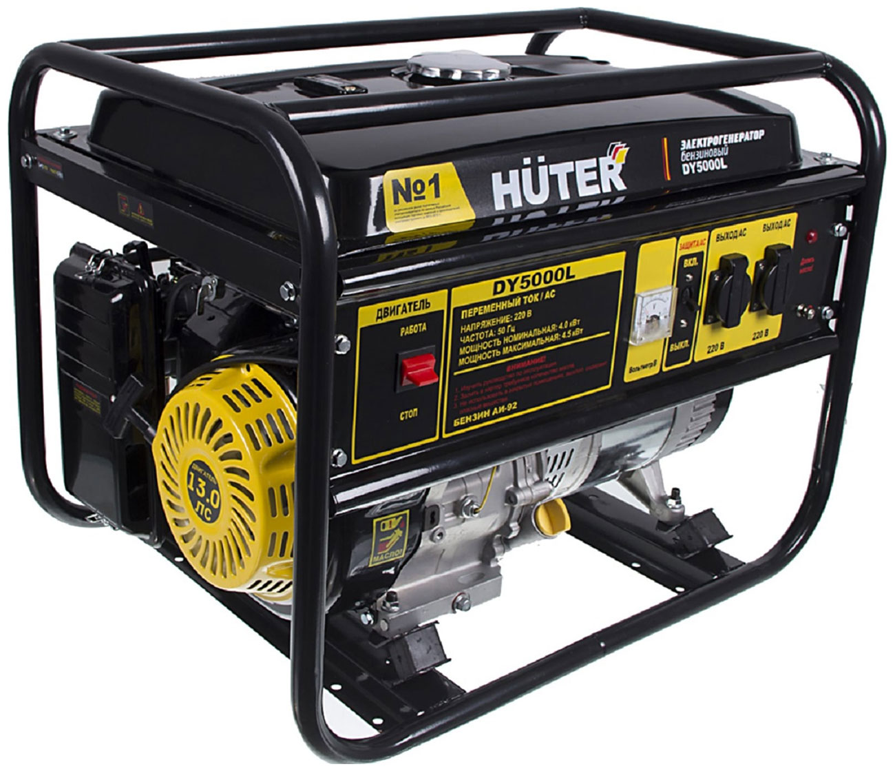 Электрический генератор и электростанция Huter DY5000L