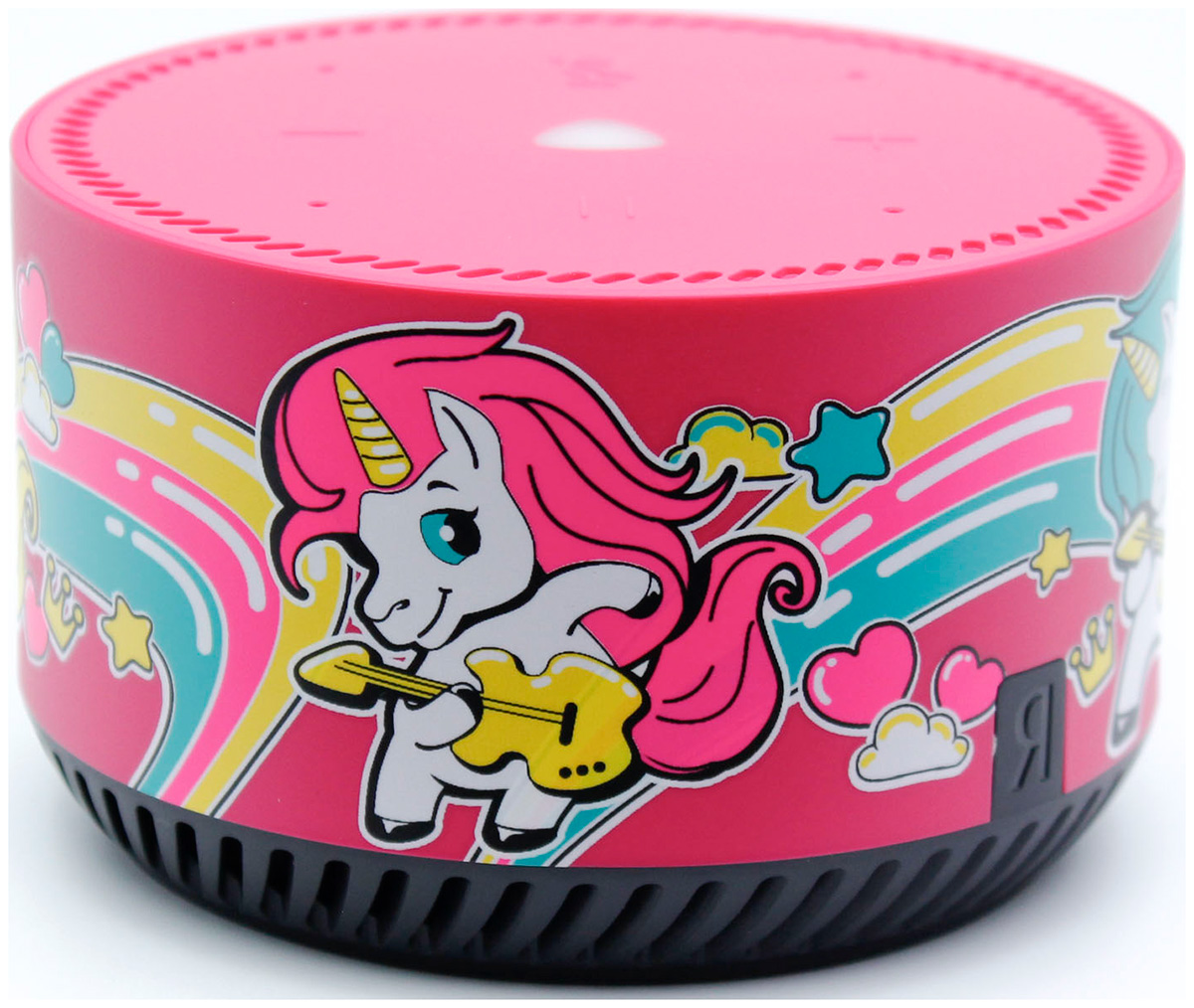 Умная колонка кастомизированная Яндекс Станция Лайт YNDX-00025 Rainbo "Pink Unicorn"