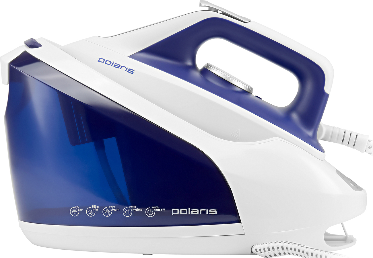Парогенератор Polaris PSS 8080K, автоотключения, 2400 Вт, синий