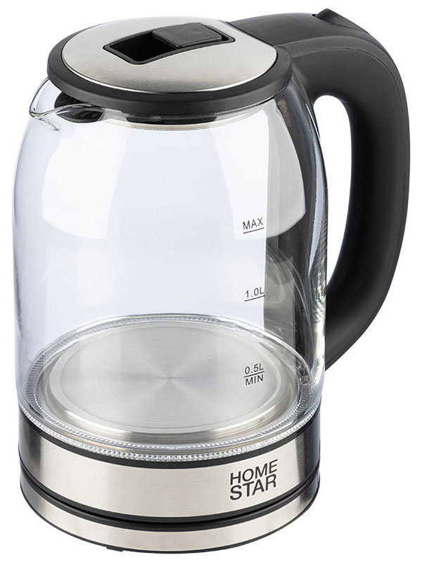Чайник электрический Homestar HS-1042 1.8 л, черный (105222)