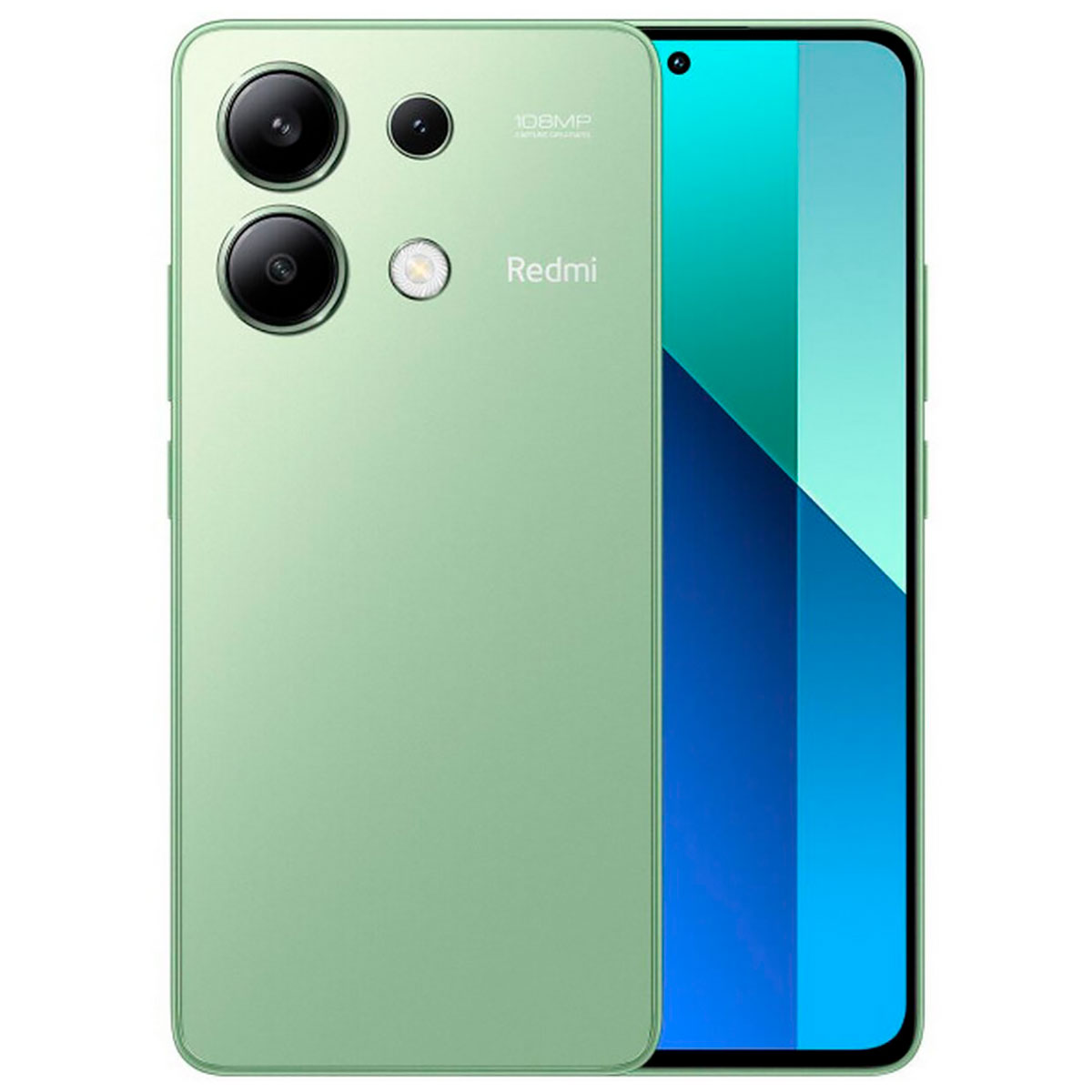 Смартфон Redmi Note 13 8GB+256GB, экран 6.67, MIUI 13, камера 108 Мп, Green