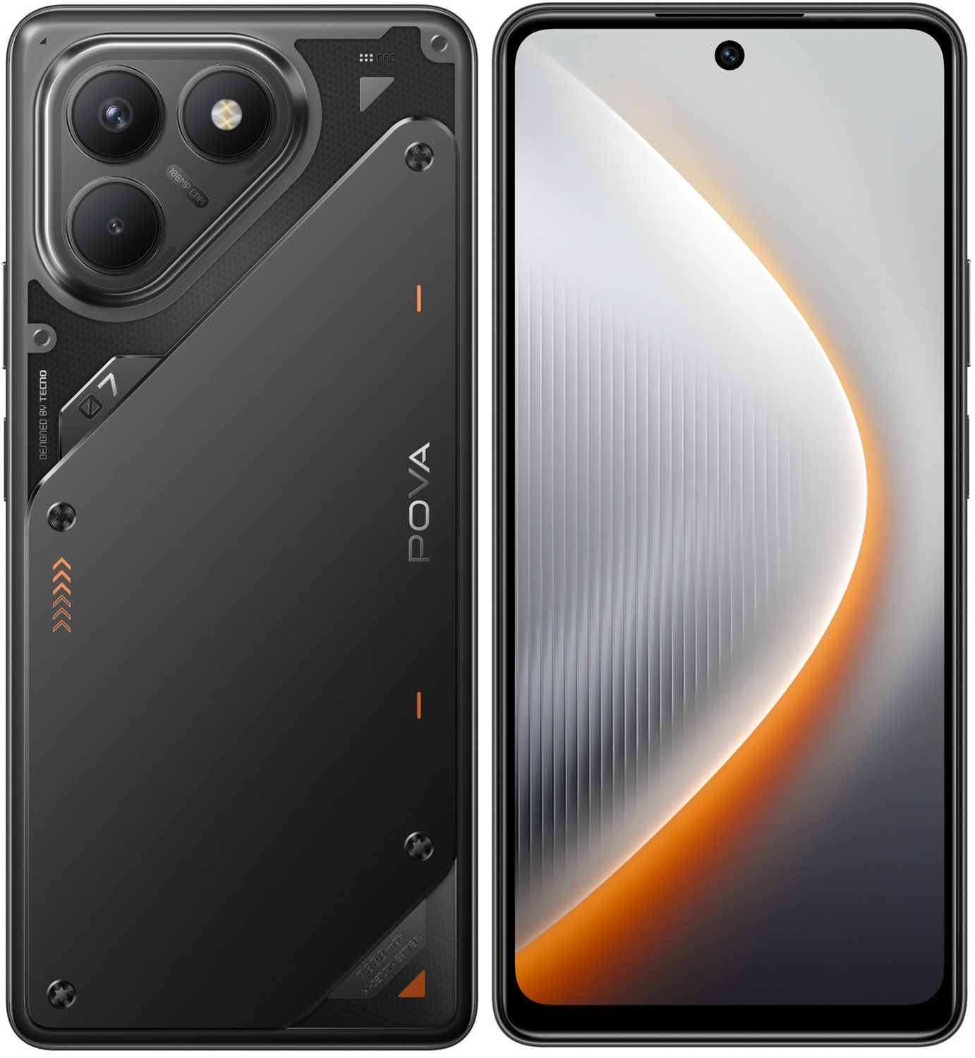 Смартфон Tecno POVA 7 Neo 8+128 Гб черный