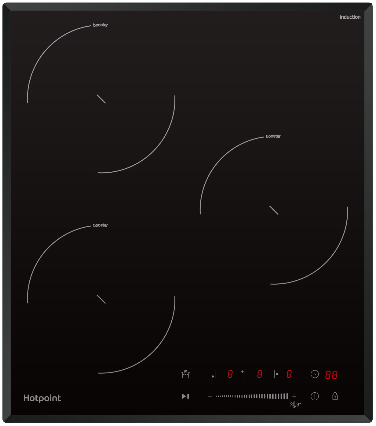 Электрическая варочная панель Hotpoint HS 1445 BA