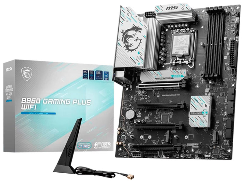 Материнская плата MSI B860 GAMING PLUS WIFI (B860, LGA1851, ATX)