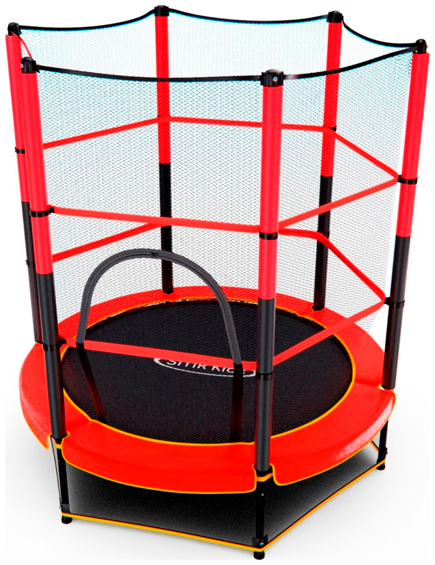 Батут DFC TRAMPOLINE-RED 55" с сеткой