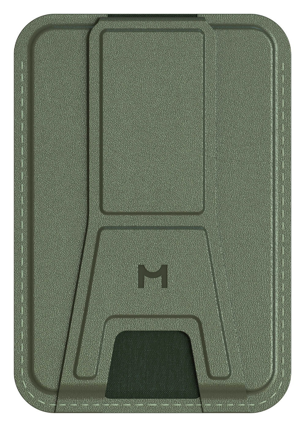 Кошелек-кардхолдер Magssory Duo, c подставкой и магнитами, совместимый с MagSafe, khaki (ACL011k)