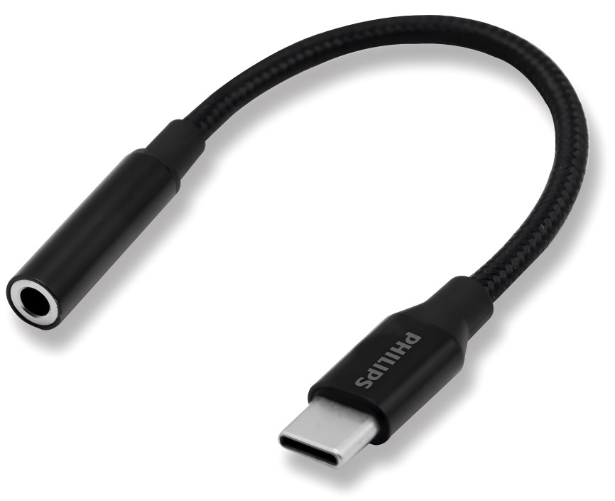 Стерео адаптер Philips USB-C (male)-3.5 (female), 0.1 м (SWA3010C)