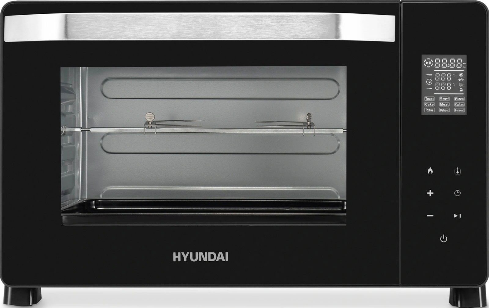 Мини-печь Hyundai MIO-HY082 38 л., 2000 Вт, черный