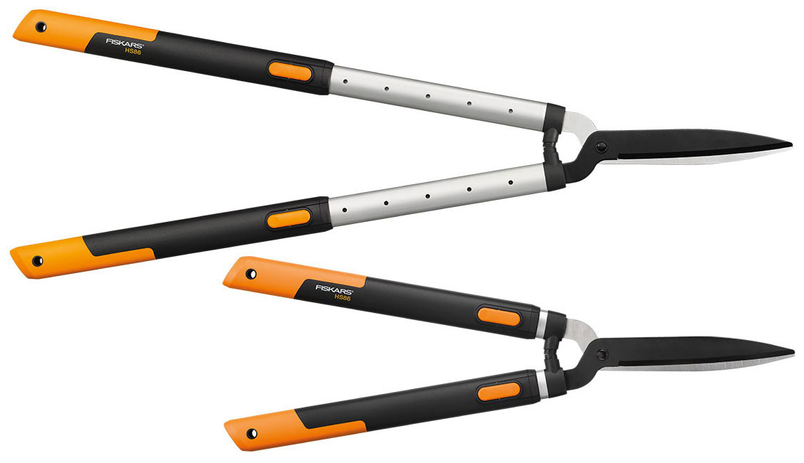 Телескопические ножницы для живой изгороди Fiskars SmartFit 1013565