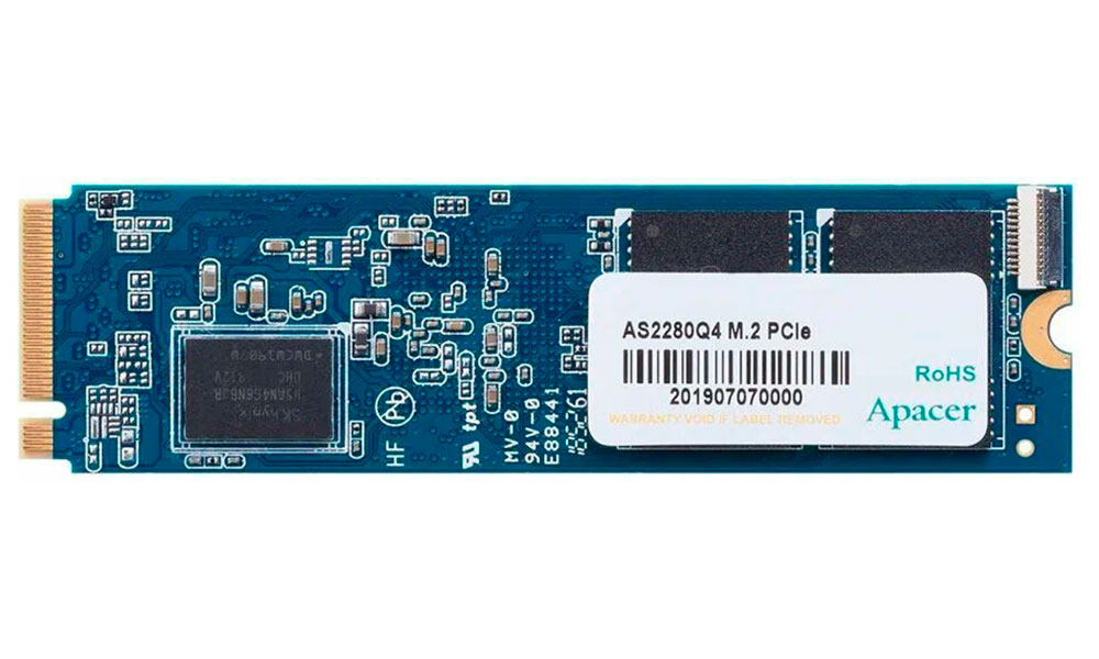 SSD накопитель Apacer M.2 AS2280Q4 500 Гб PCIe 4.0 (AP500GAS2280Q4-1)