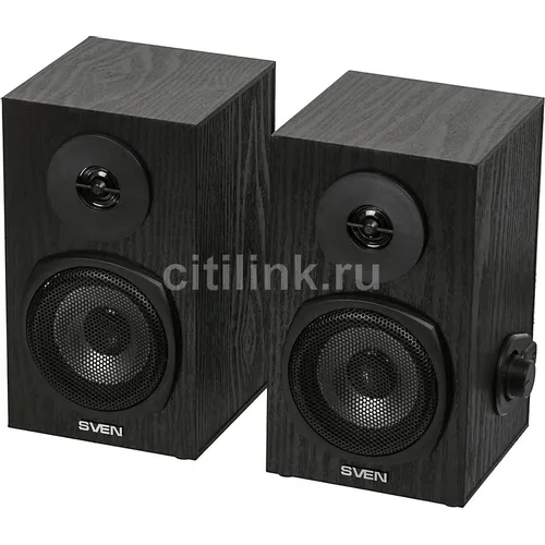 Колонки Sven SPS-575, 2.0, черный [sv-016166]