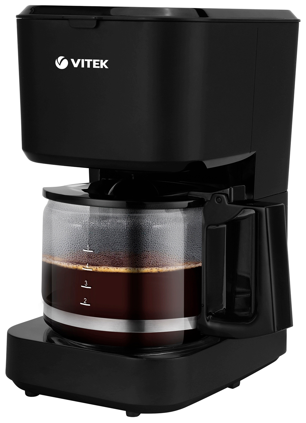 Кофеварка капельная Vitek VT-8386, 630 Вт, черный