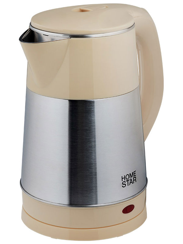 Чайник электрический Homestar HS-1055, 2.3 л, бежевый (106468)