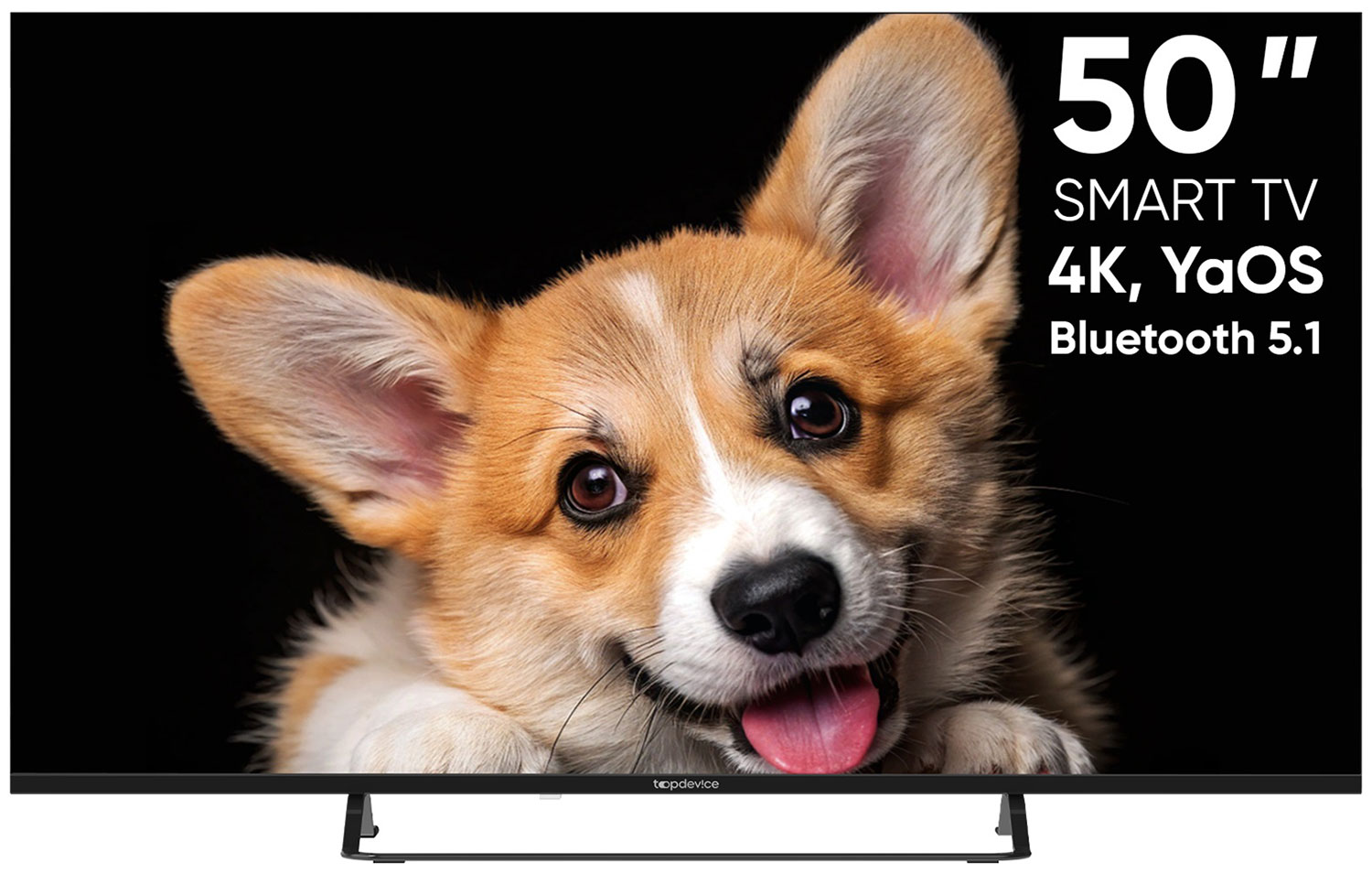 Телевизор Topdevice CS03 UHD 4K (TDTV50CS03U_BK)