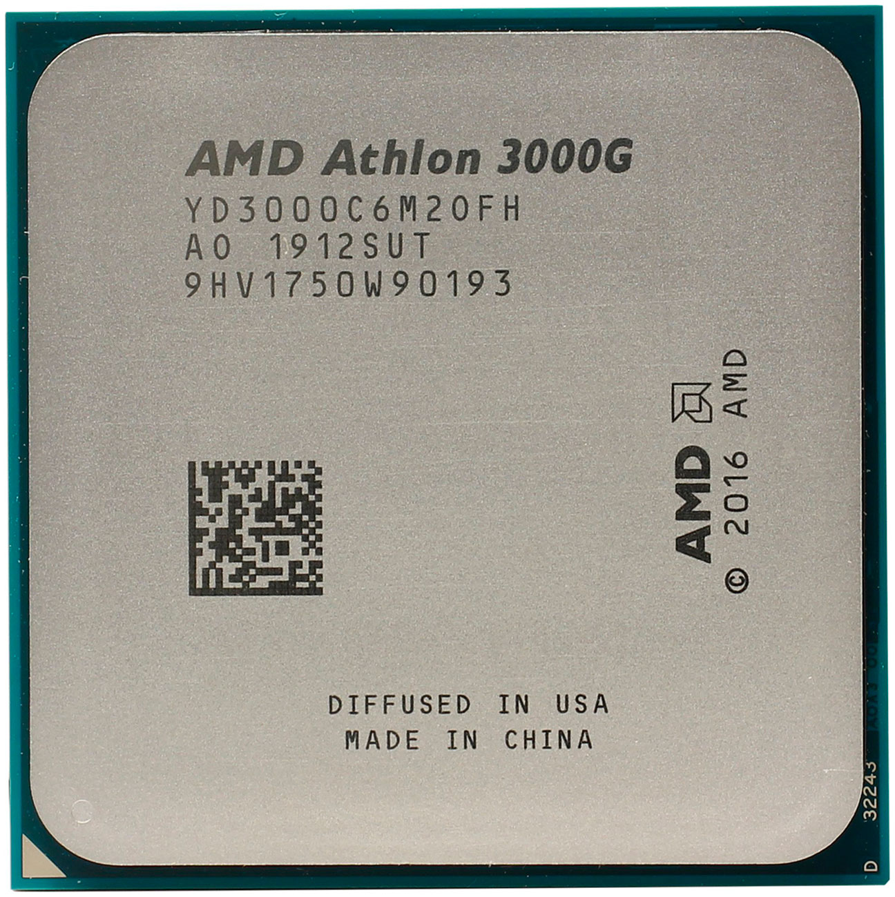 Процессор AMD Athlon 3000G AM4 OEM (YD3000C6M2OFH)