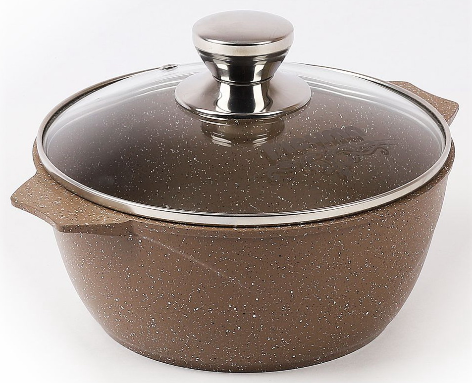Кастрюля Мечта Гранит Brown 4 л (44806)