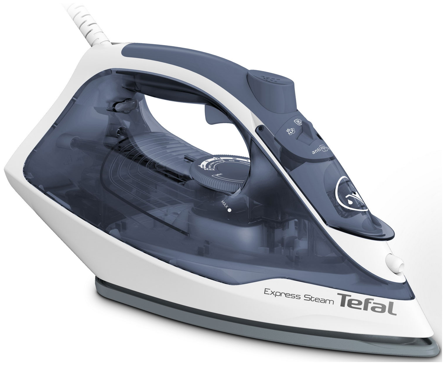 Утюг Tefal Express Steam FV2837E0, 2400Вт, с функцией парового удара