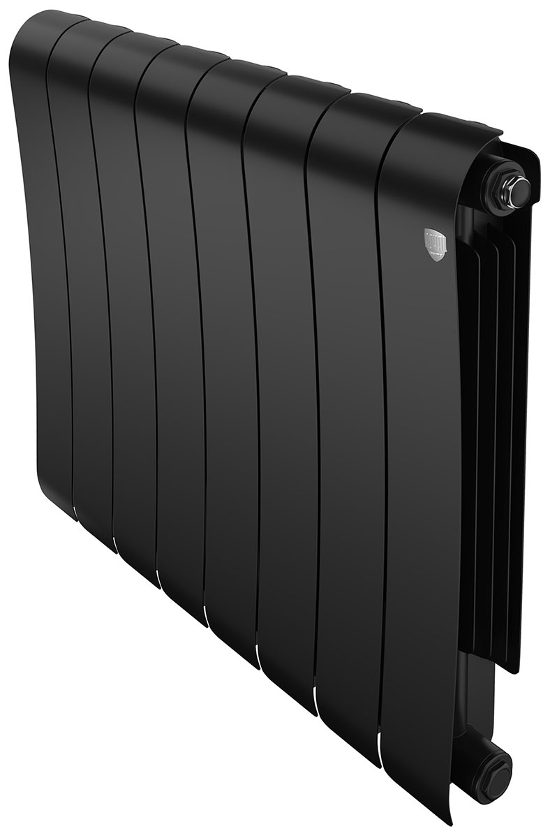 Радиатор биметаллический Royal Thermo Infinity 500 Noir Sable, 8 секций