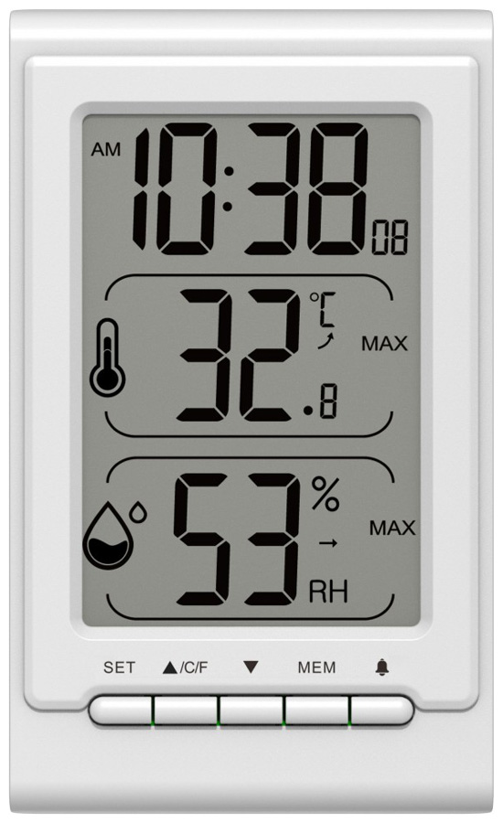 Термометр часы BVItech BV-92THI