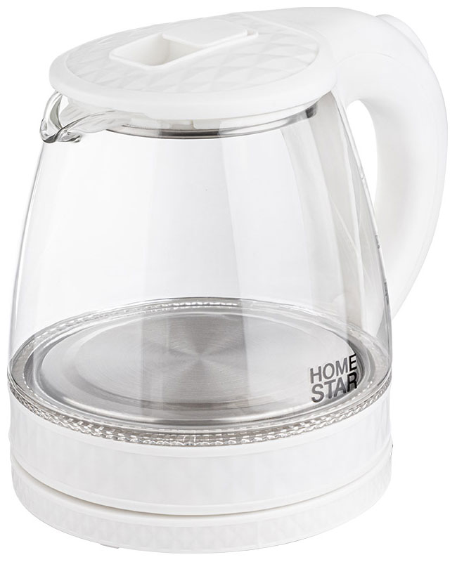 Чайник электрический Homestar HS-1053, 1.2 л, белый (106464)