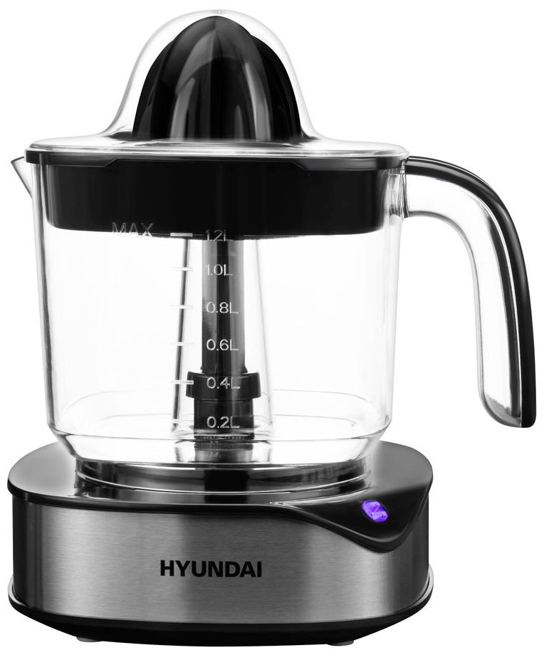 Соковыжималка Hyundai HY-JC4123 30Вт черный/нержавеющая