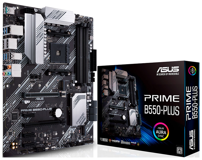 Материнская плата Asus PRIME B550-PLUS (AM4, ATX)